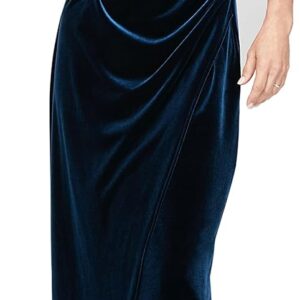 Alex Evenings Women's Long 3\/4 Sleeve Velvet Dress