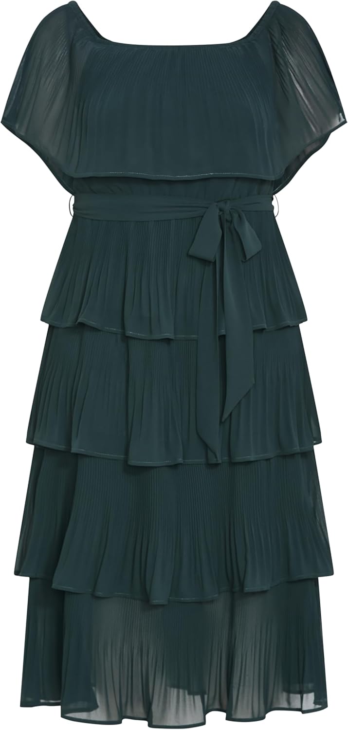 City Chic Women's Dress-Night Garden - Image 6