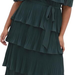 City Chic Women's Dress-Night Garden