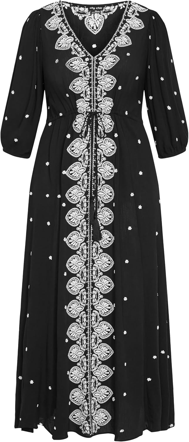 City Chic Women's Dress-Ulla Embroidered - Image 4
