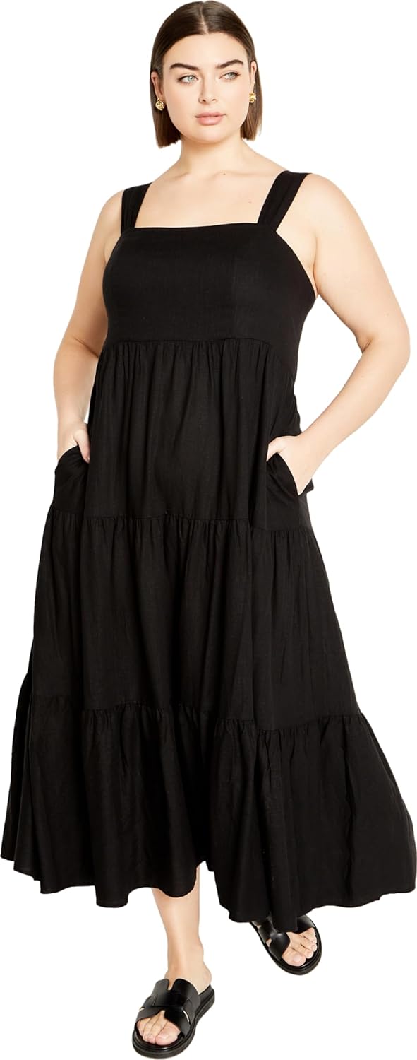 City Chic Women's Livvy Maxi Dress