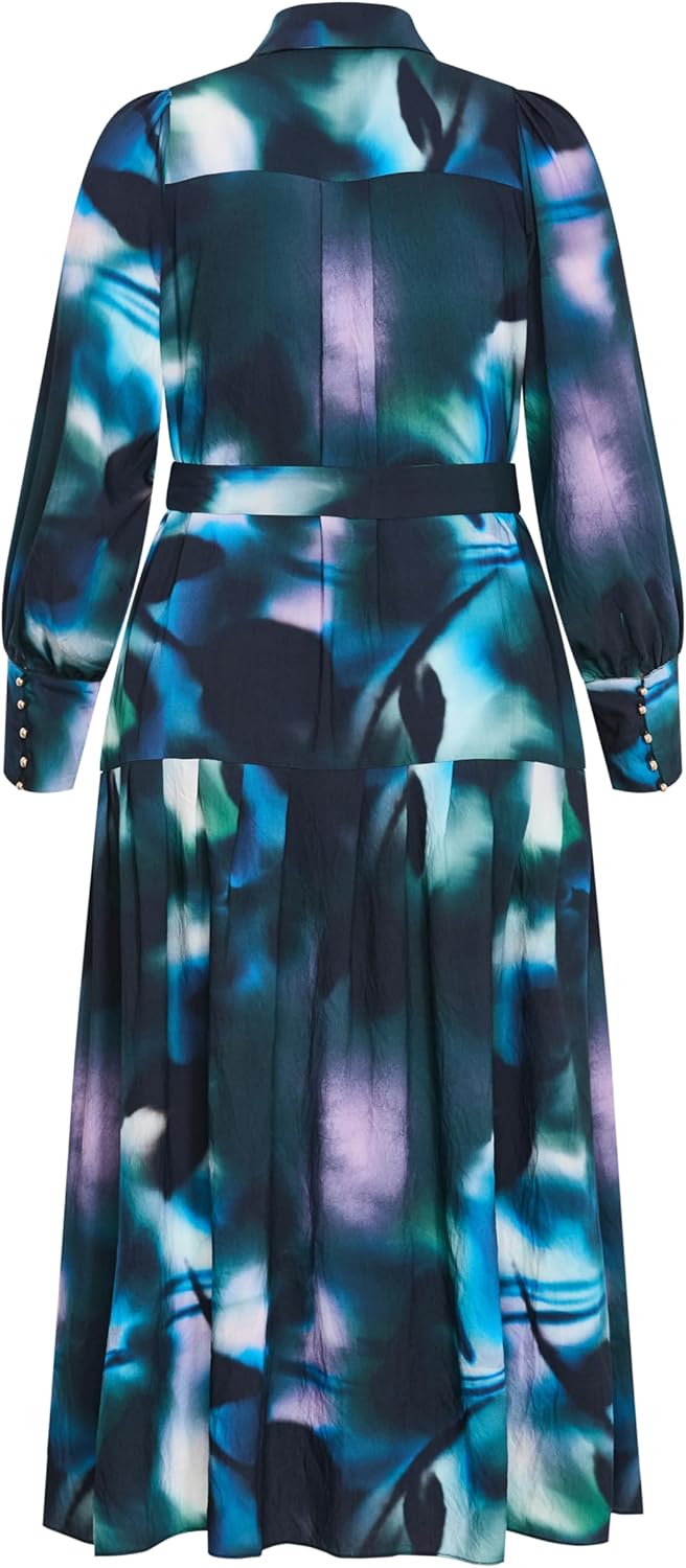 City Chic Women's Plus Size Dress - Haze Bloom Maxi - Image 5
