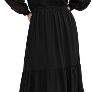 City Chic Women's Plus Size Dress - Kianna Long Sleeve Maxi