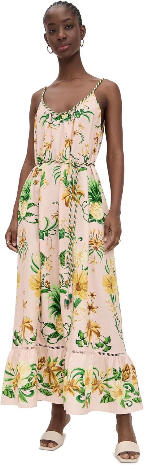 FARM Rio Women's Botanical Beauty Pink Maxi Dress