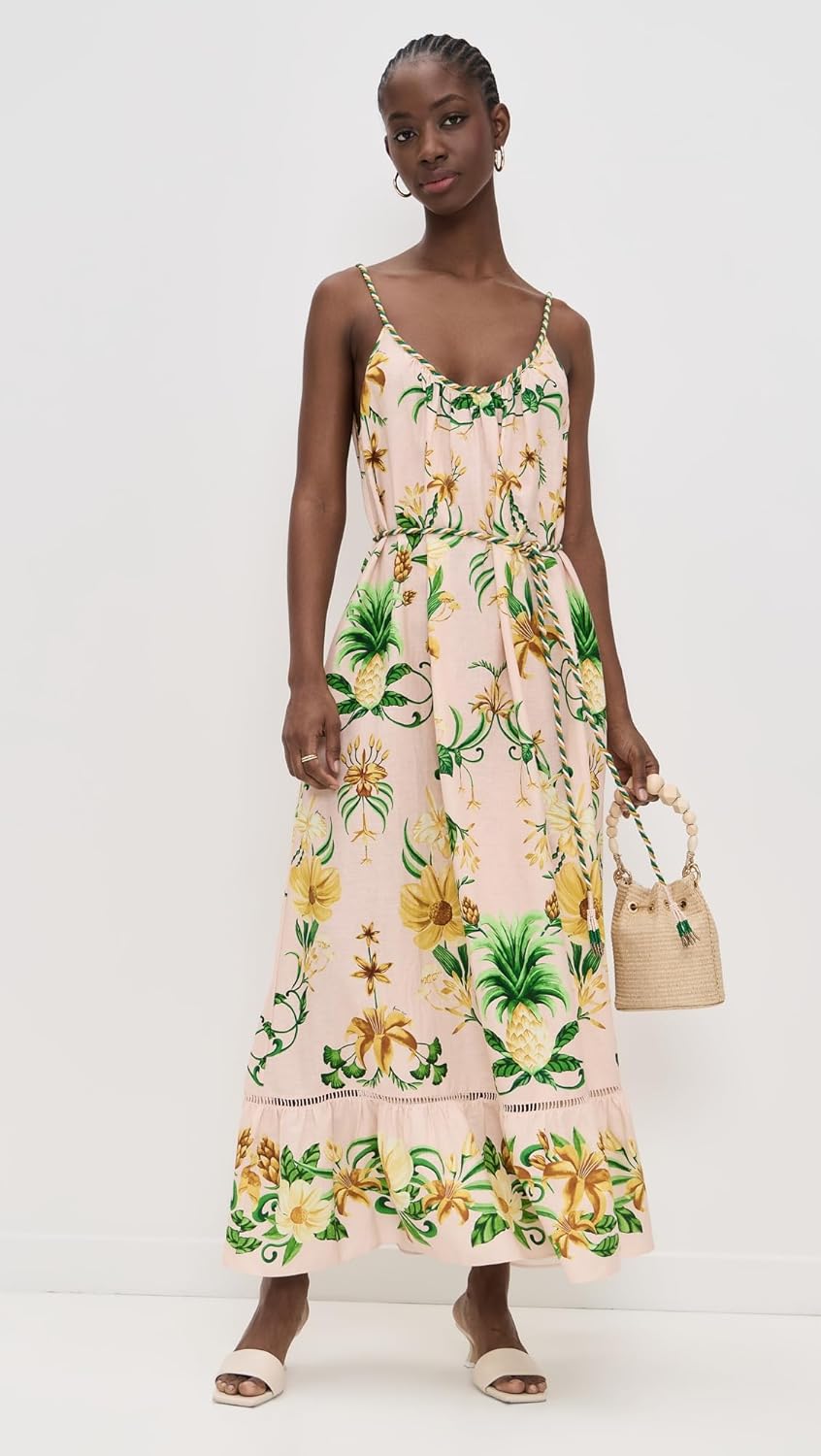 FARM Rio Women's Botanical Beauty Pink Maxi Dress - Image 5