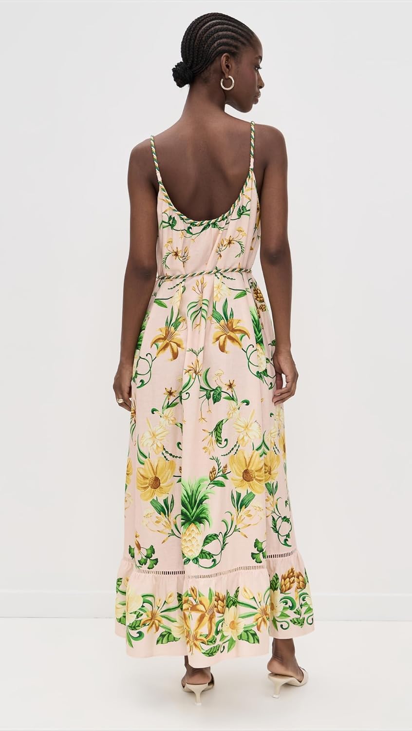 FARM Rio Women's Botanical Beauty Pink Maxi Dress - Image 3