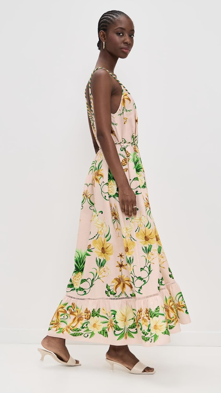 FARM Rio Women's Botanical Beauty Pink Maxi Dress - Image 4