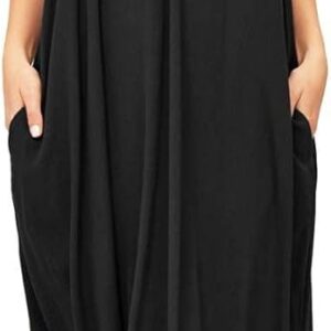 Love Stitch Women's Light Linen Simple Maxi Dress