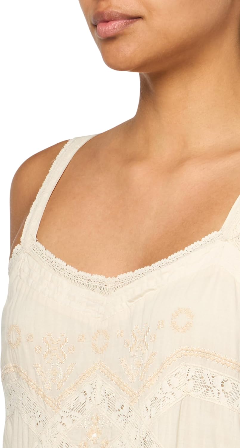 Lucky Brand Women's Embroidered Lace Tiered Maxi Dress - Image 3