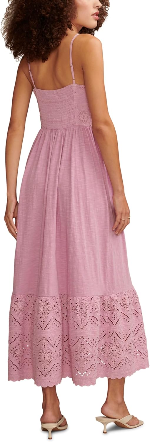 Lucky Brand Womens Women's Cutwork Maxi Dress - Image 2