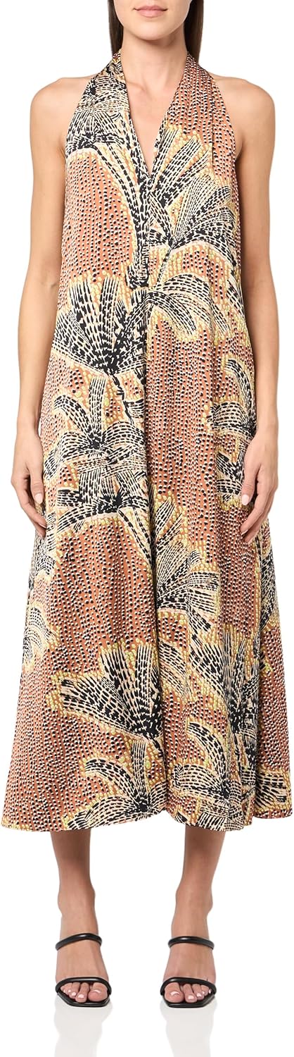 NIC+ZOE Women's Dotty Palms Halter Dress