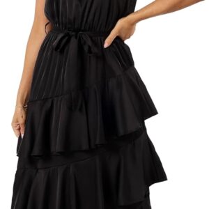 Petal & Pup Women's Annalise Tiered Maxi Dress