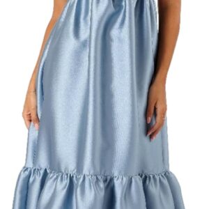 Petal & Pup Women's Betina Bow Front Maxi Dress
