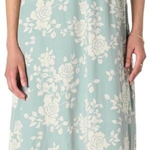 The Drop Women's Linea Spaghetti Strap Maxi Dress with Front Slit