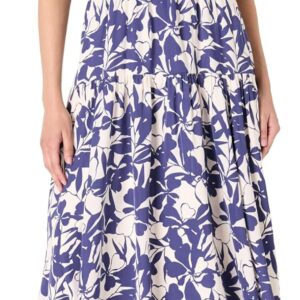 The Drop Women's Tavia Tie-Front Tiered Maxi Dress