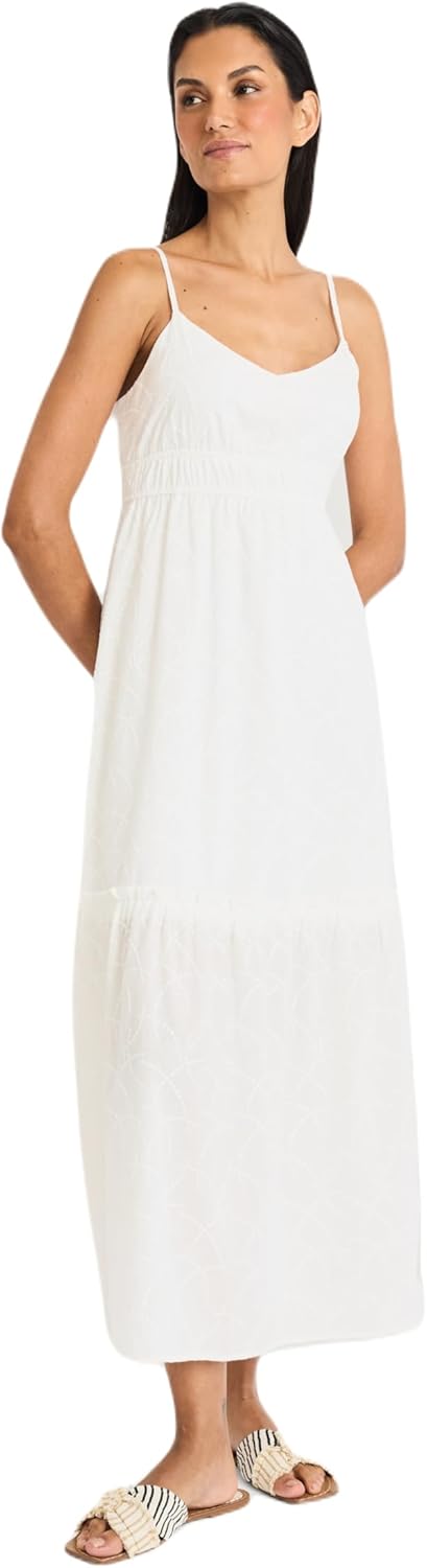 The Good Journey Women's Tiered Maxi Empire Waist with Sweetheart Neckline-Spaghetti Strap Summer A-line Dresses - Image 4