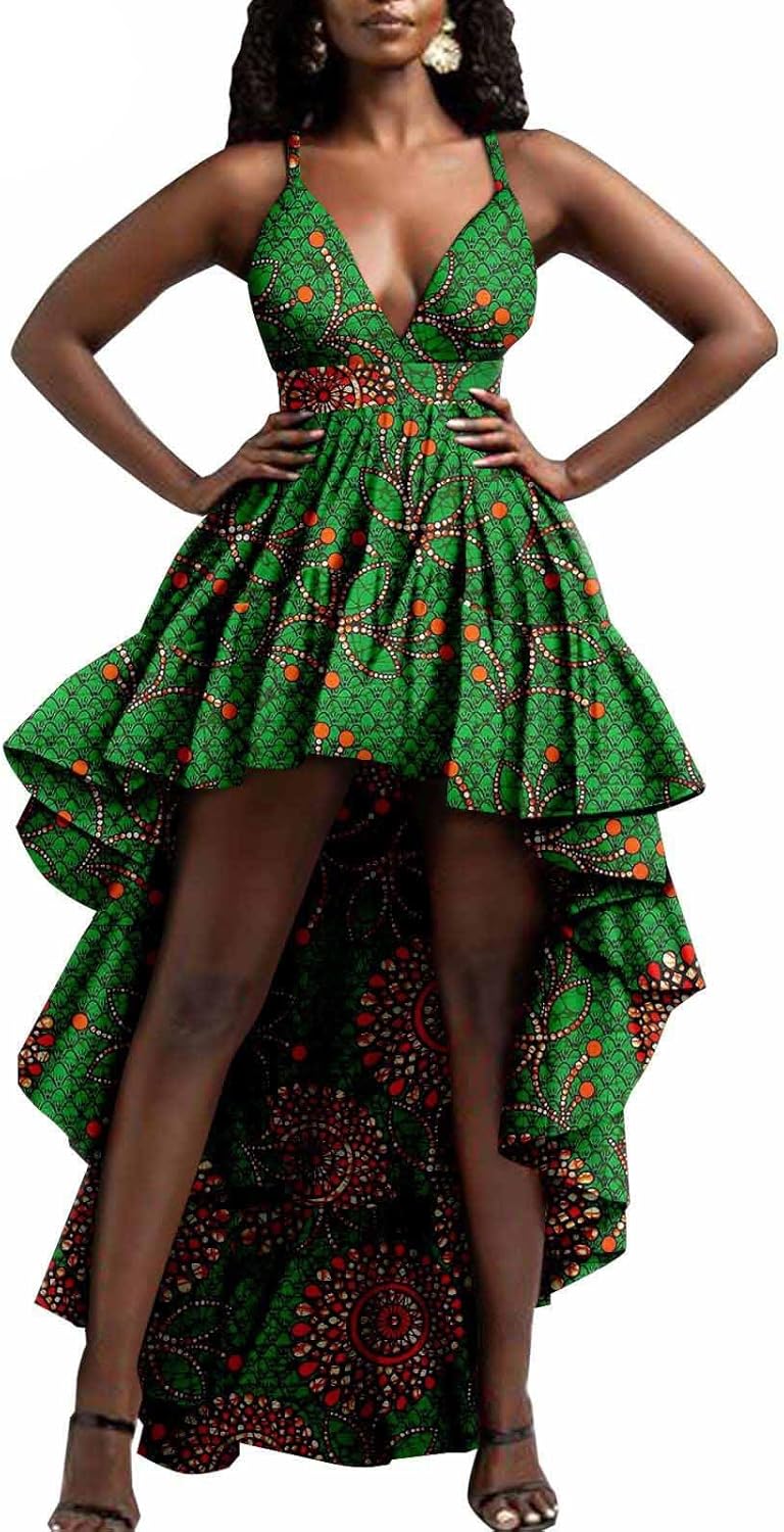 Women Maxi Dres Long Dress Casual V Neck Loose Prom Dresses - Image 4